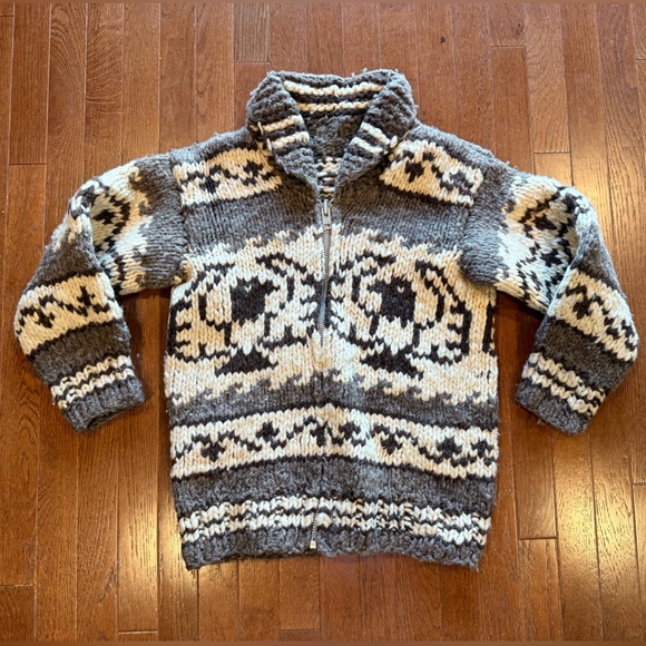 Handmade cowichan sweater